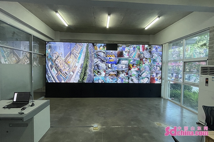 【中国山东网】智慧工地助力安全生产 业达城市广场塔吊装上“千里眼”