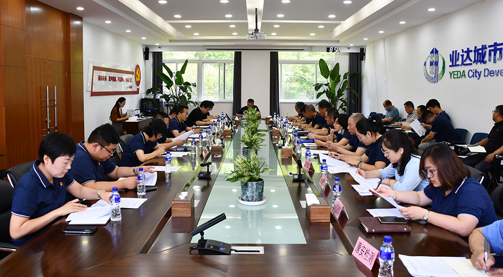 业达城发集团召开公司章程自查自纠专题会议
